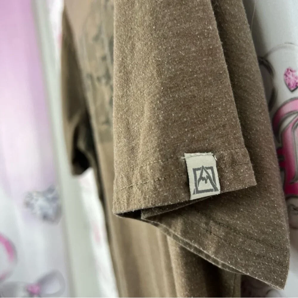 Avalanche tshirt camo graphic detail front tee Brown Camo Short Sleeve Tee